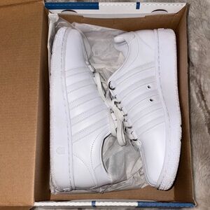 K-Swiss All-White women’s  Sneakers